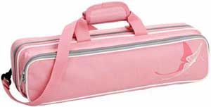 Pink Butterfly Flute Case